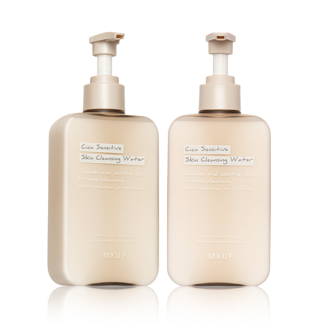 MKUP Cica Sensitive Skin Cleansing Water x2