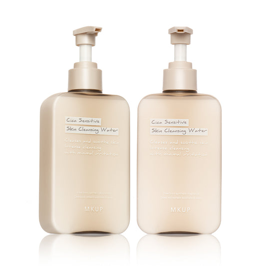 MKUP Cica Sensitive Skin Cleansing Water x2 | 2nd Item 50% OFF