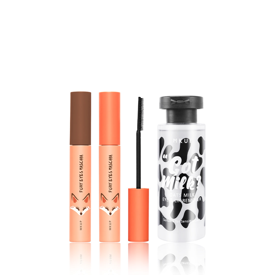 MKUP Long Seductive Foxy Eyes Mascara x2