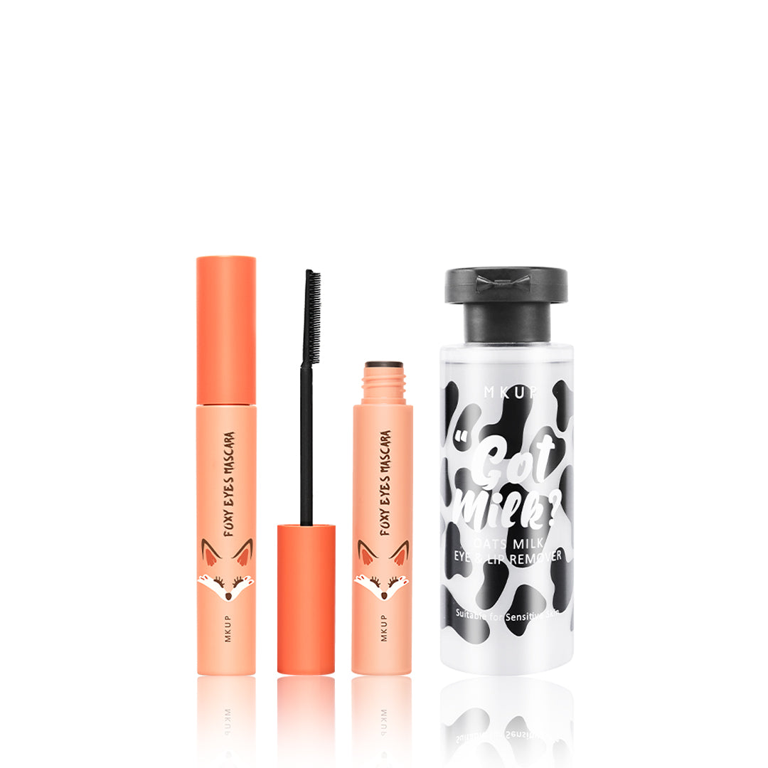 MKUP Long Seductive Foxy Eyes Mascara x2