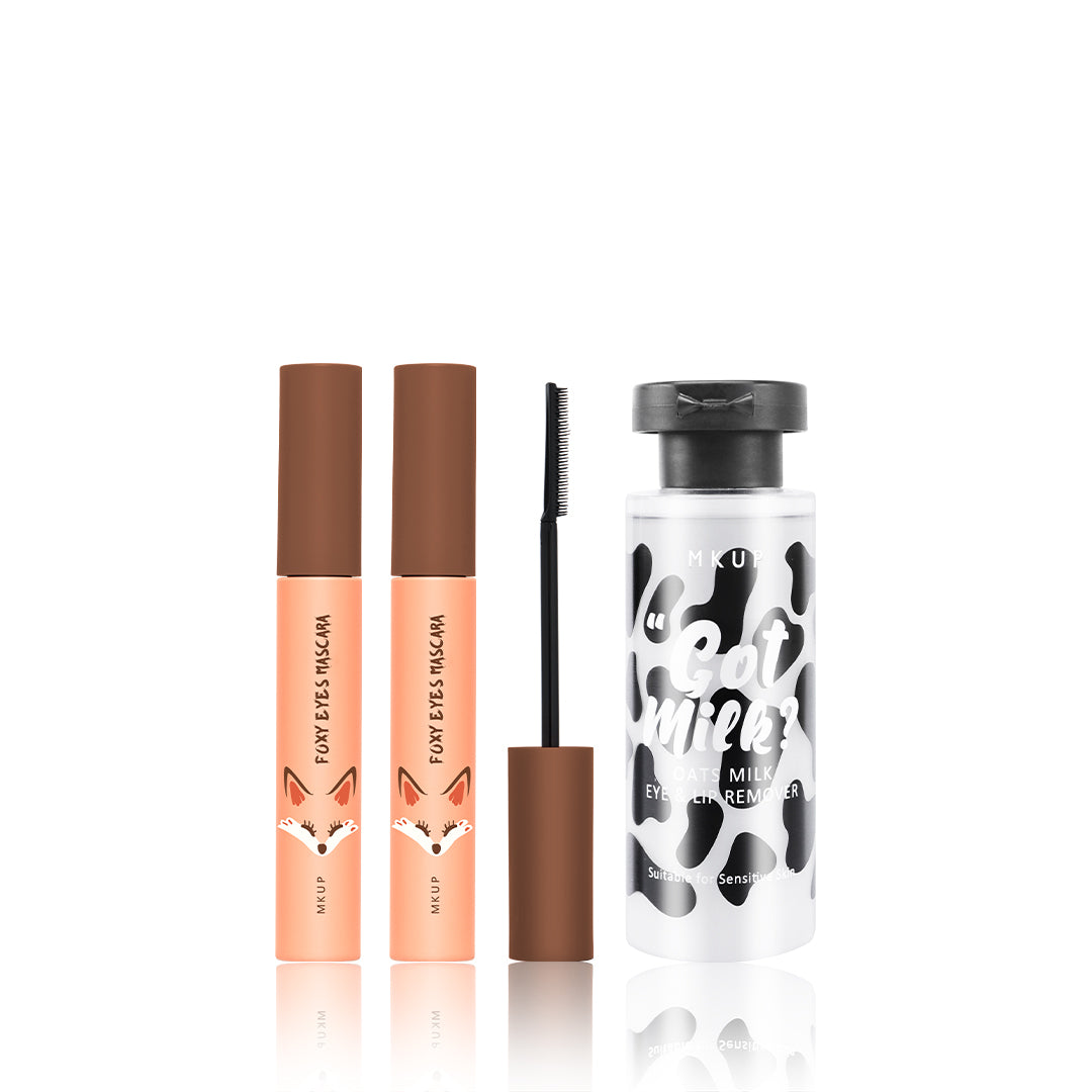 MKUP Long Seductive Foxy Eyes Mascara x2