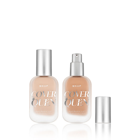 MKUP Cover Queen Smudgeproof Foundation x2