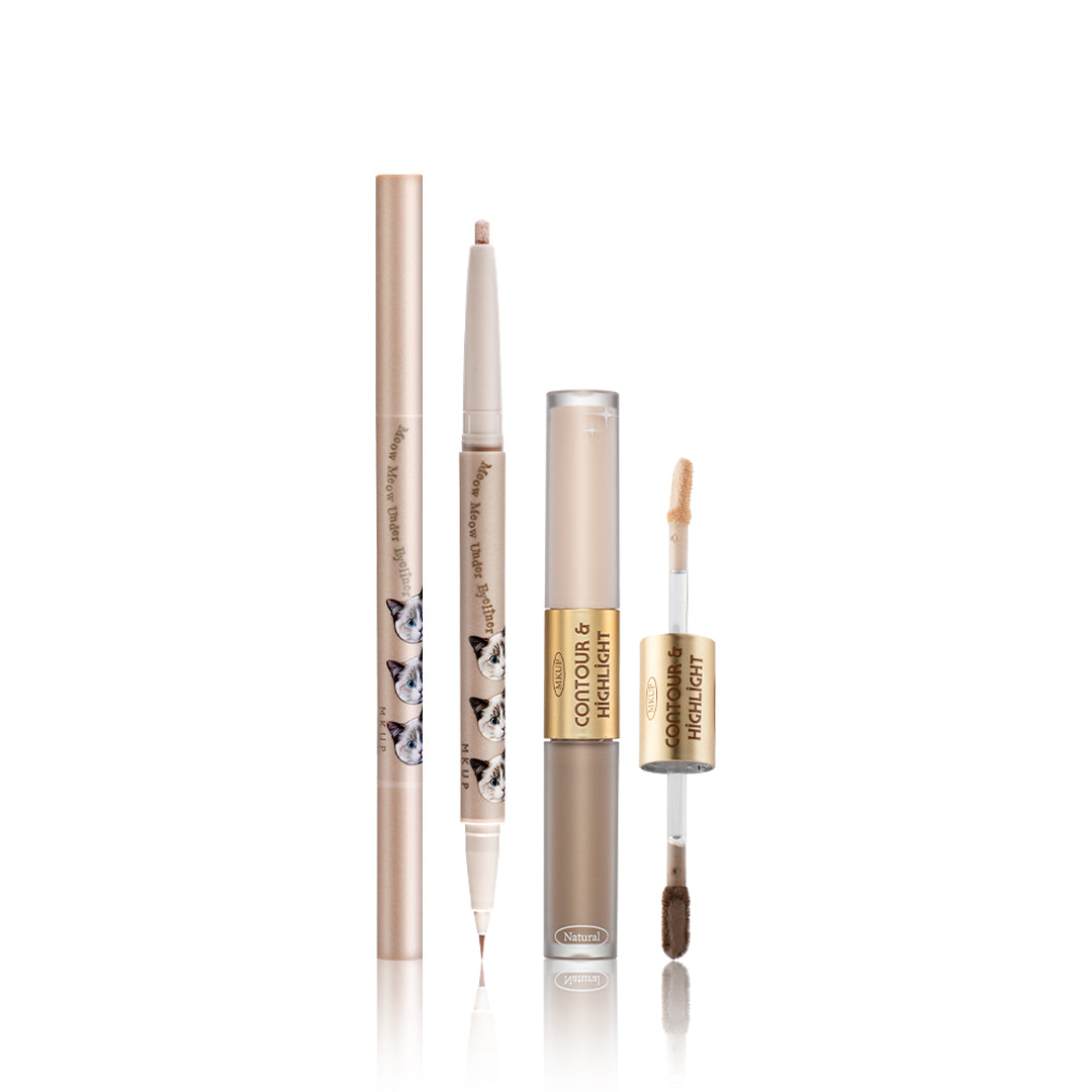 MKUP Dewy Big Eyes Under-Eye Highlighter +Contour