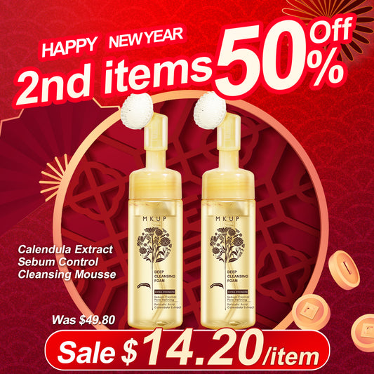 MKUP金盏花深层清洁慕斯 x2