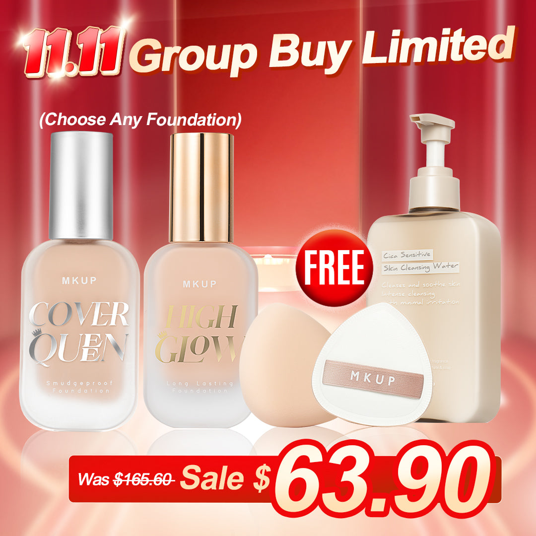 MKUP Cover Queen 防晕染粉底液 x2