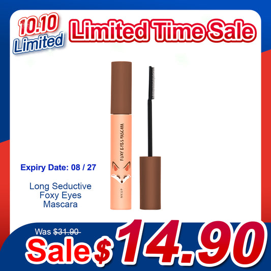 MKUP Long Seductive Foxy Eyes Mascara | Limited Time Flash Sale