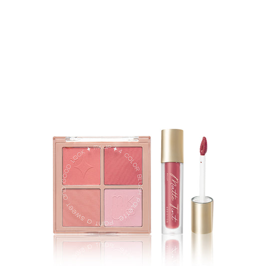 MKUP (PetalPlump Purple Cheek Palette / Blushing Beauty Palette) Pick One + Matte Tint
