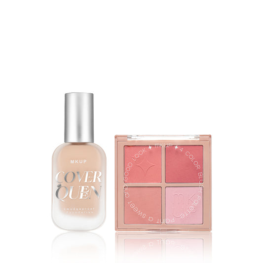MKUP Blushing Beauty Palette + Foundation