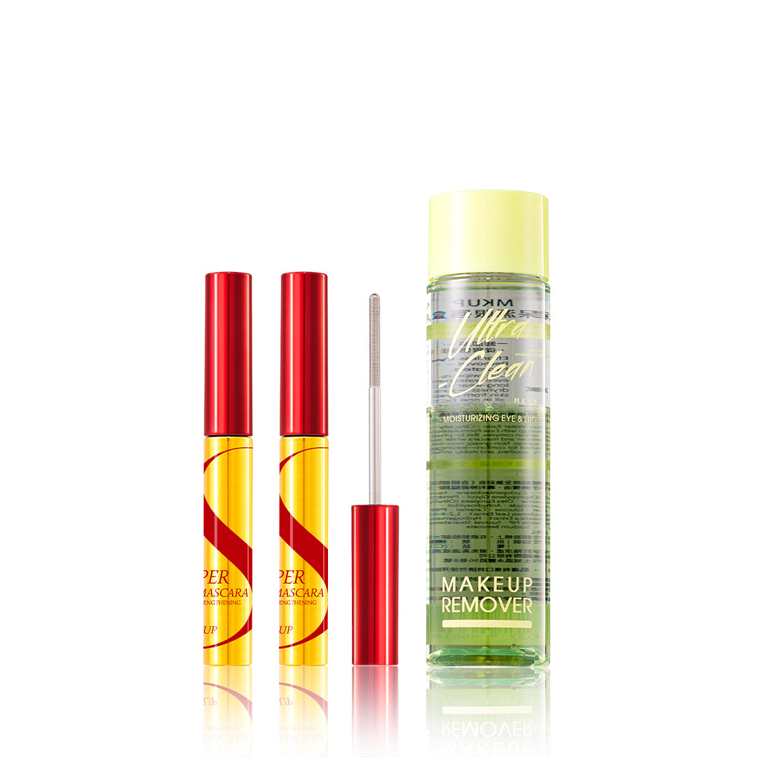 MKUP Super Lengthening Mesmerizing Power Mascara Bundle Set
