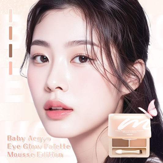 MKUP Baby Aegyo Eye Glow Palette - Mousse Edition