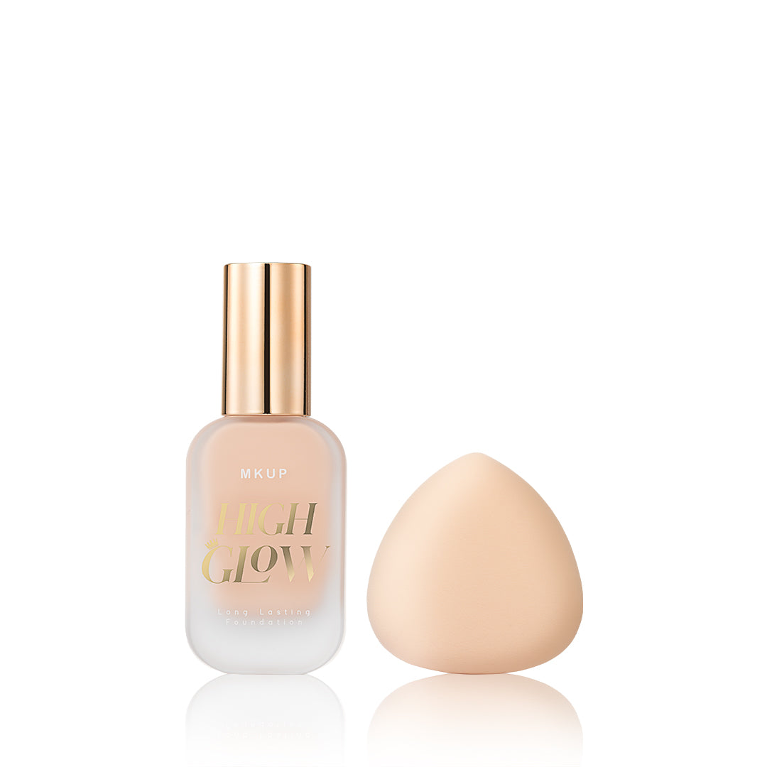 MKUP High Glow Long Lasting Foundation SPF34★★★ Bundle Set