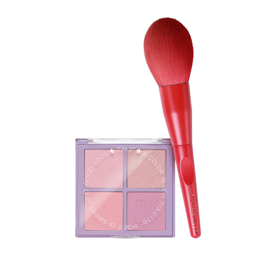 MKUP (PetalPlump Purple Cheek Palette / Blushing Beauty Palette) Pick One + Loose Powder Master