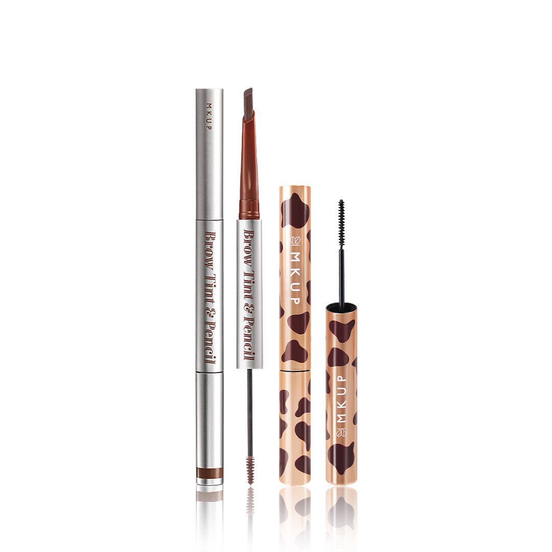 MKUP Dual-Ended Precision Brow Tint & Pencil Bundle Set
