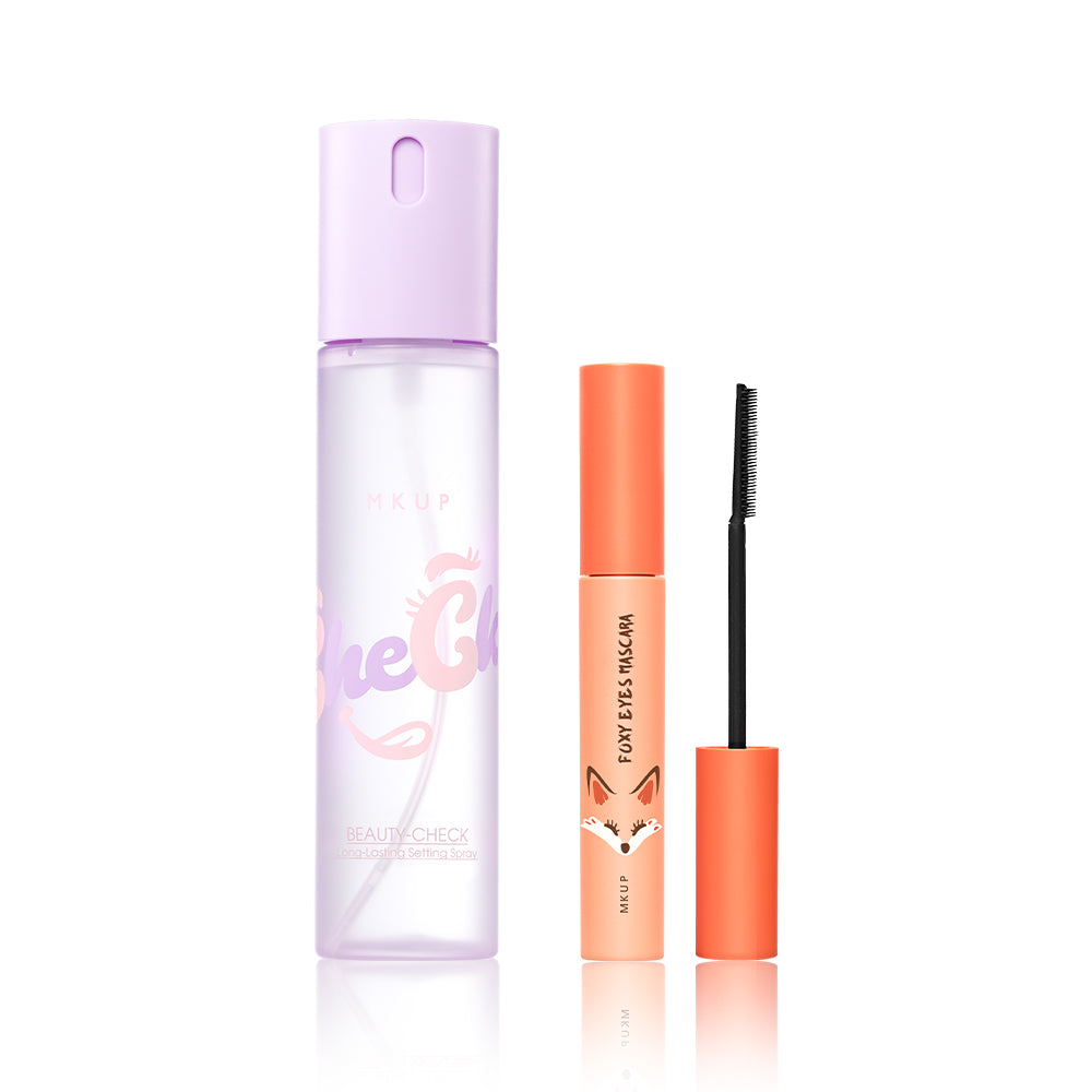 MKUP Beauty-Check Long-Lasting Setting Spray + (Really Long Big Eye Mascara / Foxy Eyes Mascara / Power Mascara / AFTER HOURS Mascara) Pick one | (Pre-order End Sep)