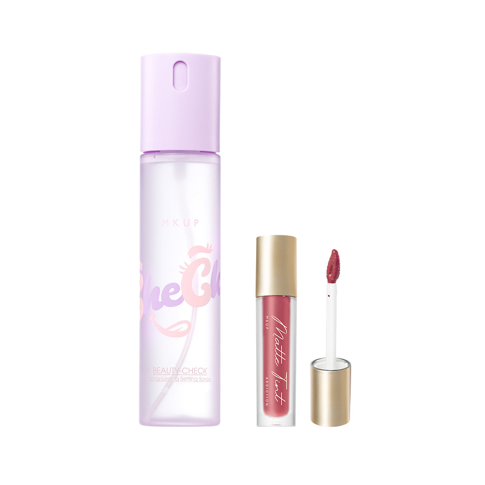 MKUP Beauty-Check Long-Lasting Setting Spray + Matte Tint | (Pre-order End Sep)
