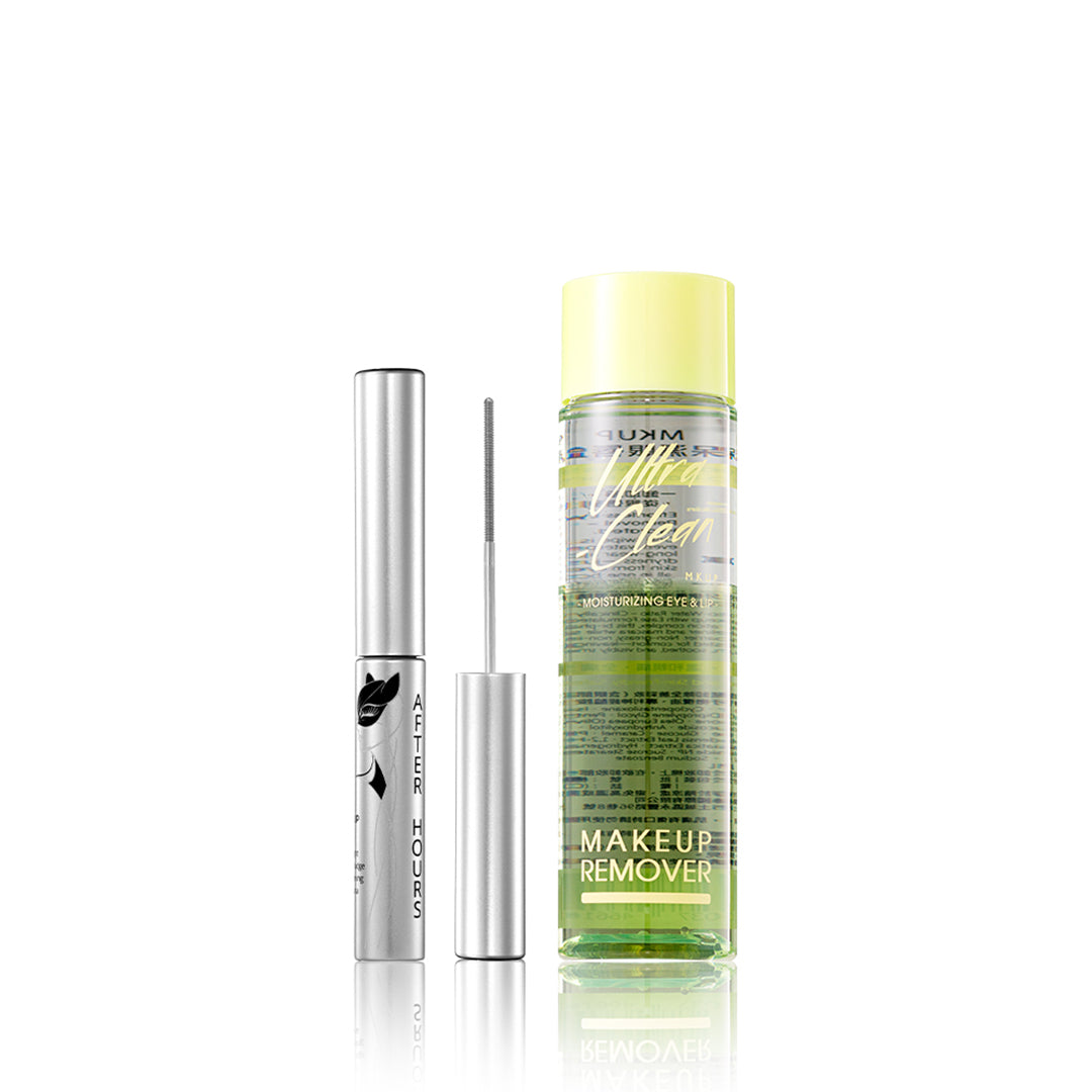 MKUP AFTER HOURS All-Night Zero-Smudge Lengthening Mascara Bundle Set