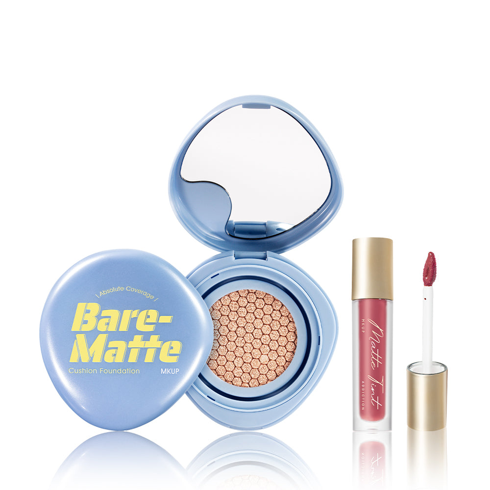 MKUP Absolute Coverage Bare-Matte Cushion Foundation (SPF25 PA++) + Matte Tint (PREORDER End July)