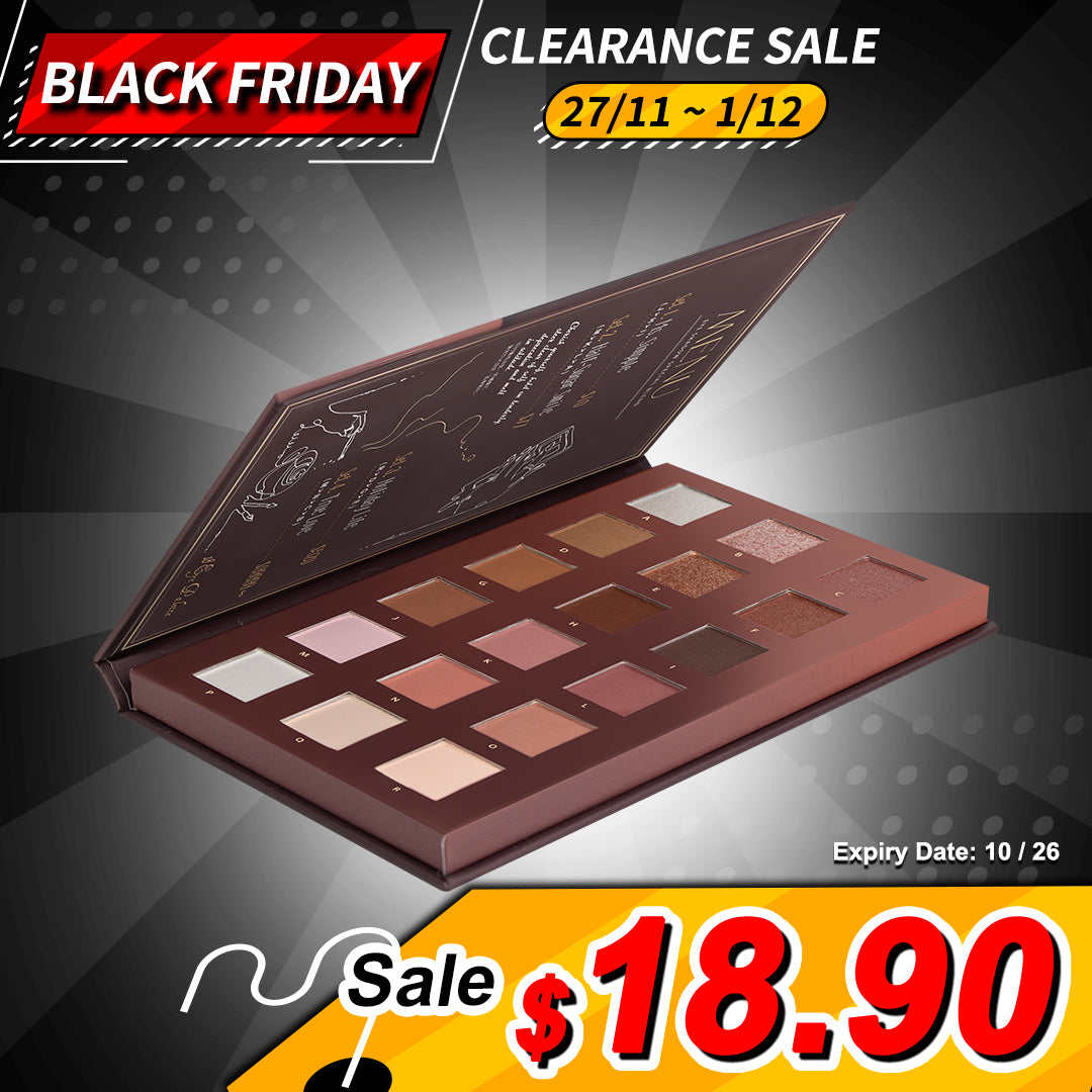 MKUP 18 Chocolate Temptation Eye Palette