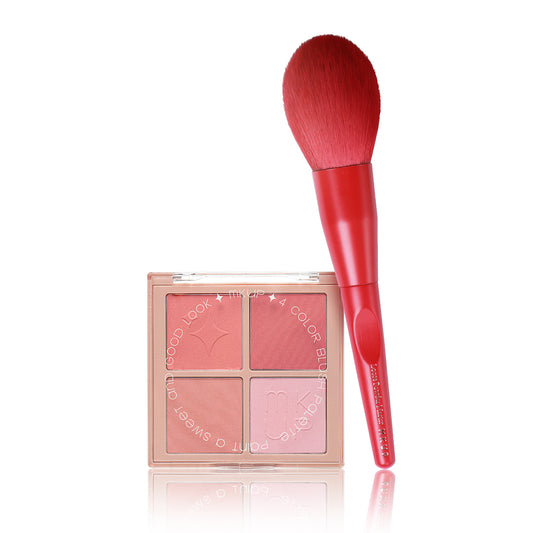 MKUP (PetalPlump Purple Cheek Palette / Blushing Beauty Palette) Pick One + Loose Powder Master