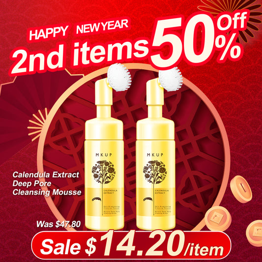 MKUP ( Deep Pore Cleansing Mousse / Sebum Control Cleansing Mousse ) Pick 2 | 2nd Items 50% OFF
