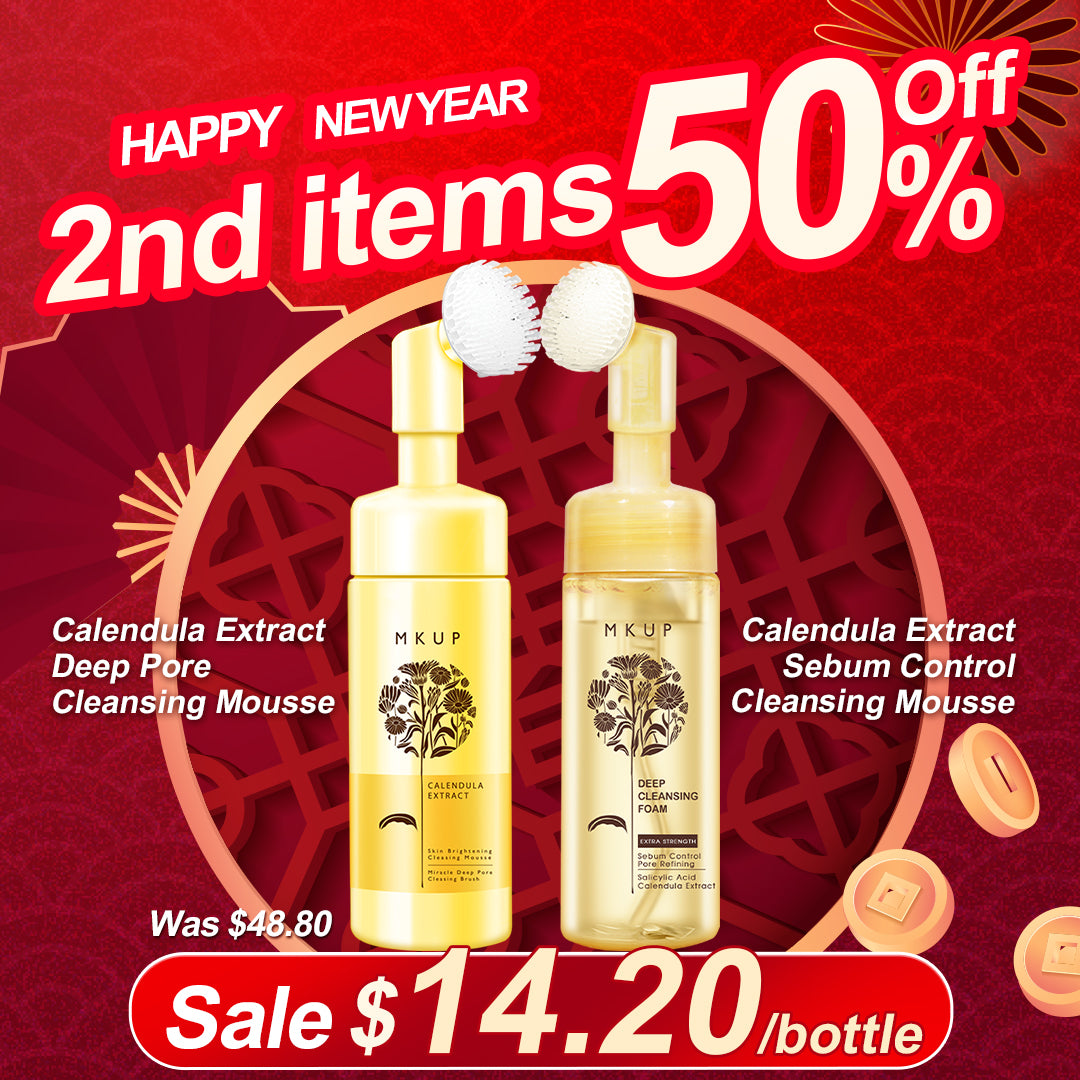 MKUP金盏花深层清洁慕斯 x2
