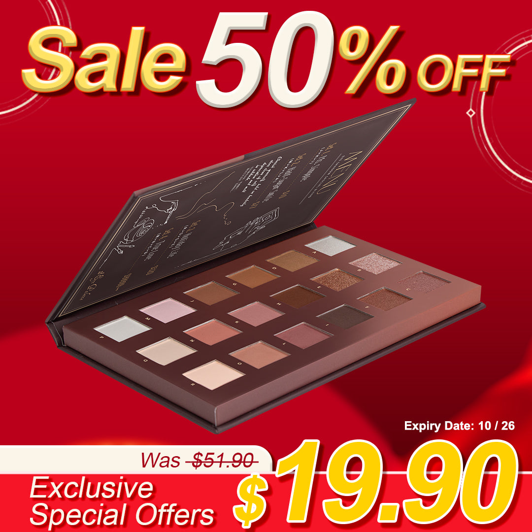 MKUP 18 Chocolate Temptation Eye Palette