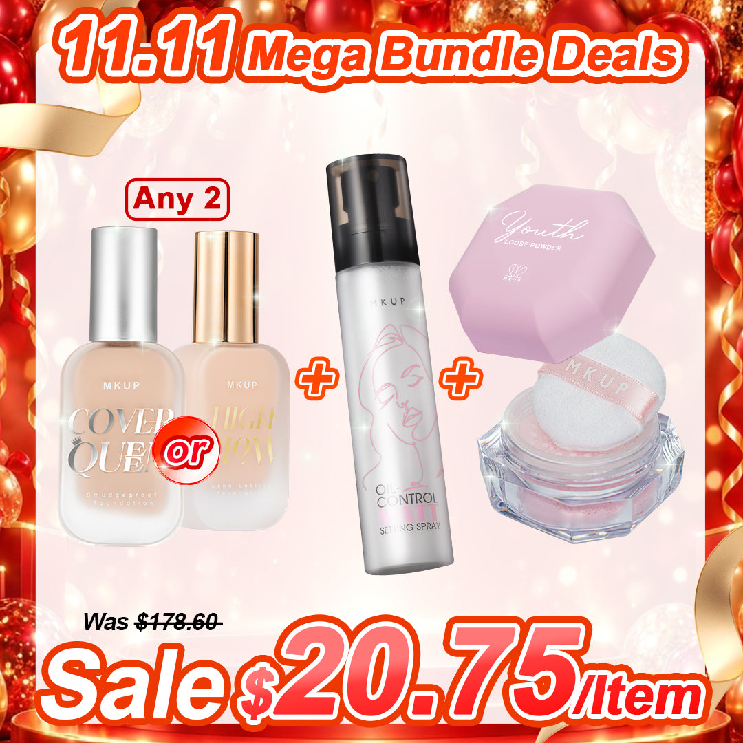 MKUP Cover Queen 防晕染粉底液 x2