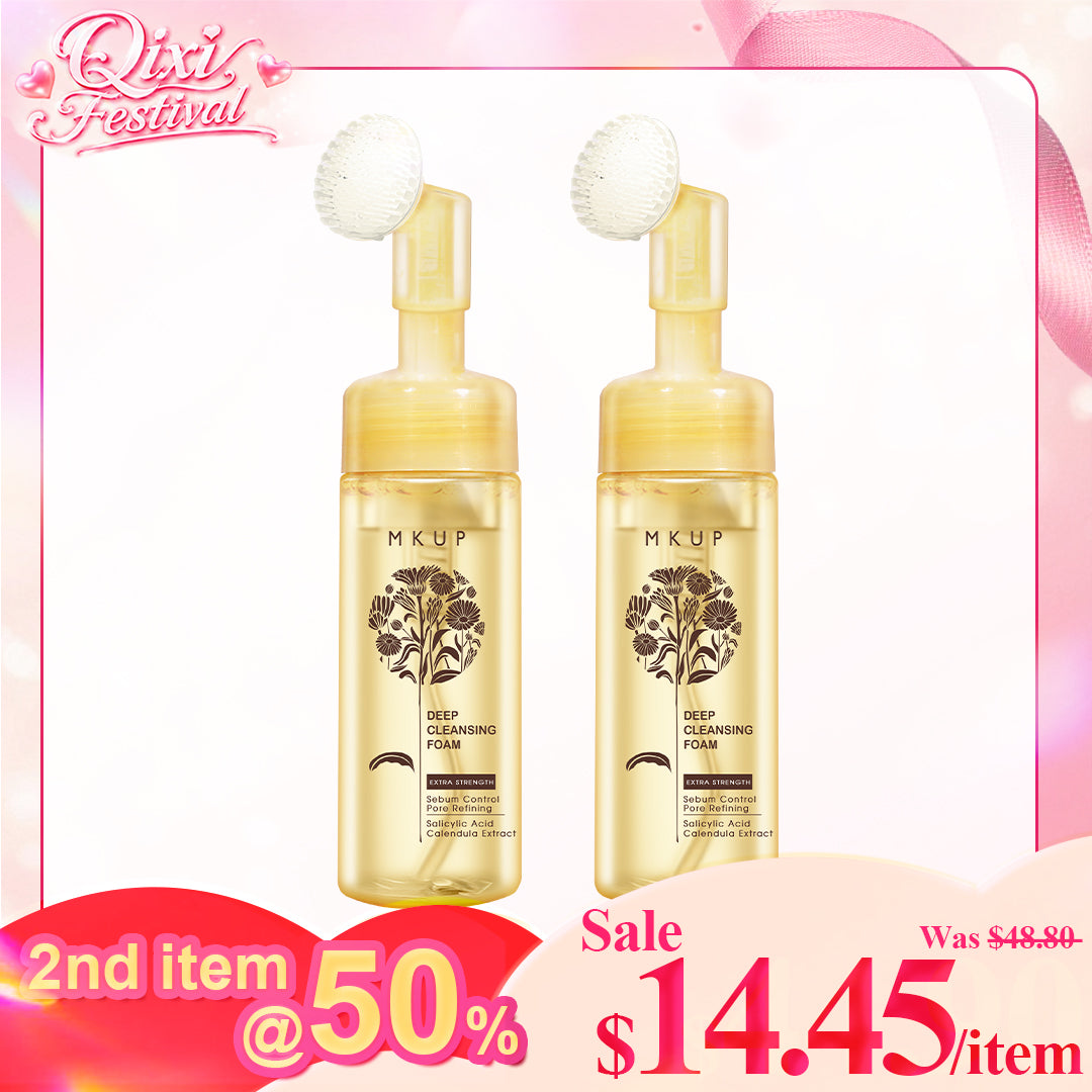 MKUP Calendula Extract Sebum Control Cleansing Mousse x2 | 2nd items 50%