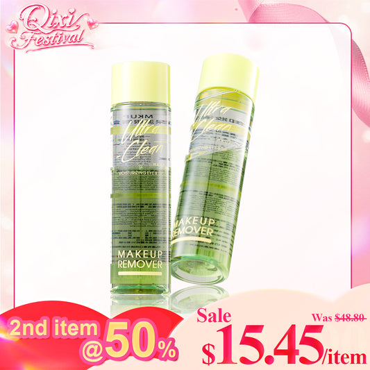 MKUP Ultra-Clean Moisturizing Eye & Lip Makeup Remover x2 | 2nd items 50%