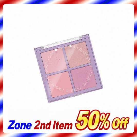 MKUP PetalPlump Purple Cheek Palette / Blushing Beauty Palette | 2nd items 50%