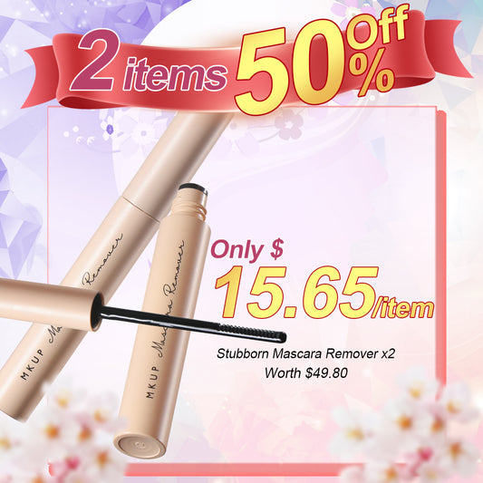 MKUP Stubborn Mascara Remover x2 | 2nd Items 50% OFF