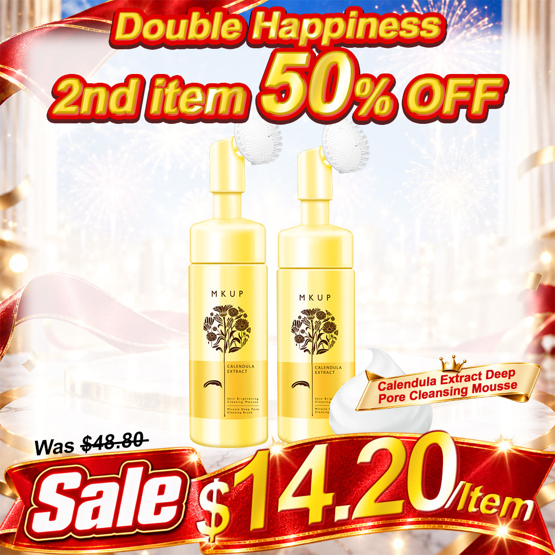 MKUP Calendula Extract Deep Pore Cleansing Mousse x2 | 2nd items 50%