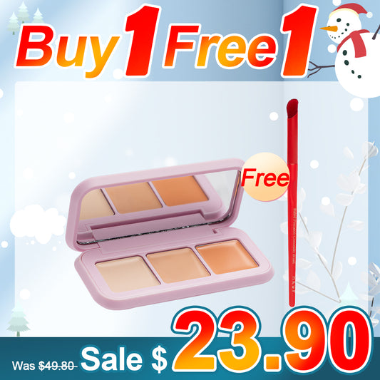 MKUP Xiu Xiu Concealer Palette + Concealer Brush