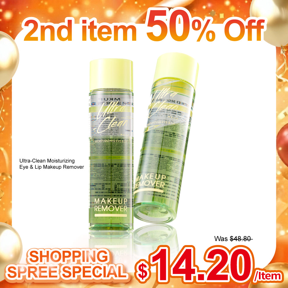 MKUP Ultra-Clean Moisturizing Eye & Lip Makeup Remover x2 | 2nd items 50%