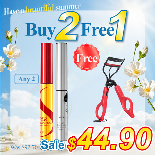 MKUP (AFTER HOURS All-Night Zero-Smudge Lengthening Mascara / Super Lengthening Mesmerizing Power Mascara) Pick one【Free】Gravity Defying Eyelash Curler