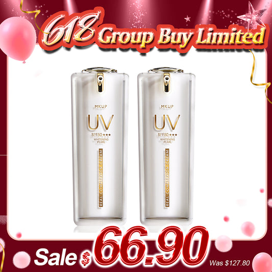 MKUP Pearl Real Complexion Cream 30ml x2