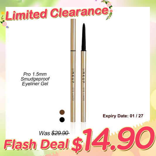 MKUP Pro 1.5mm Smudgeproof Eyeliner Gel