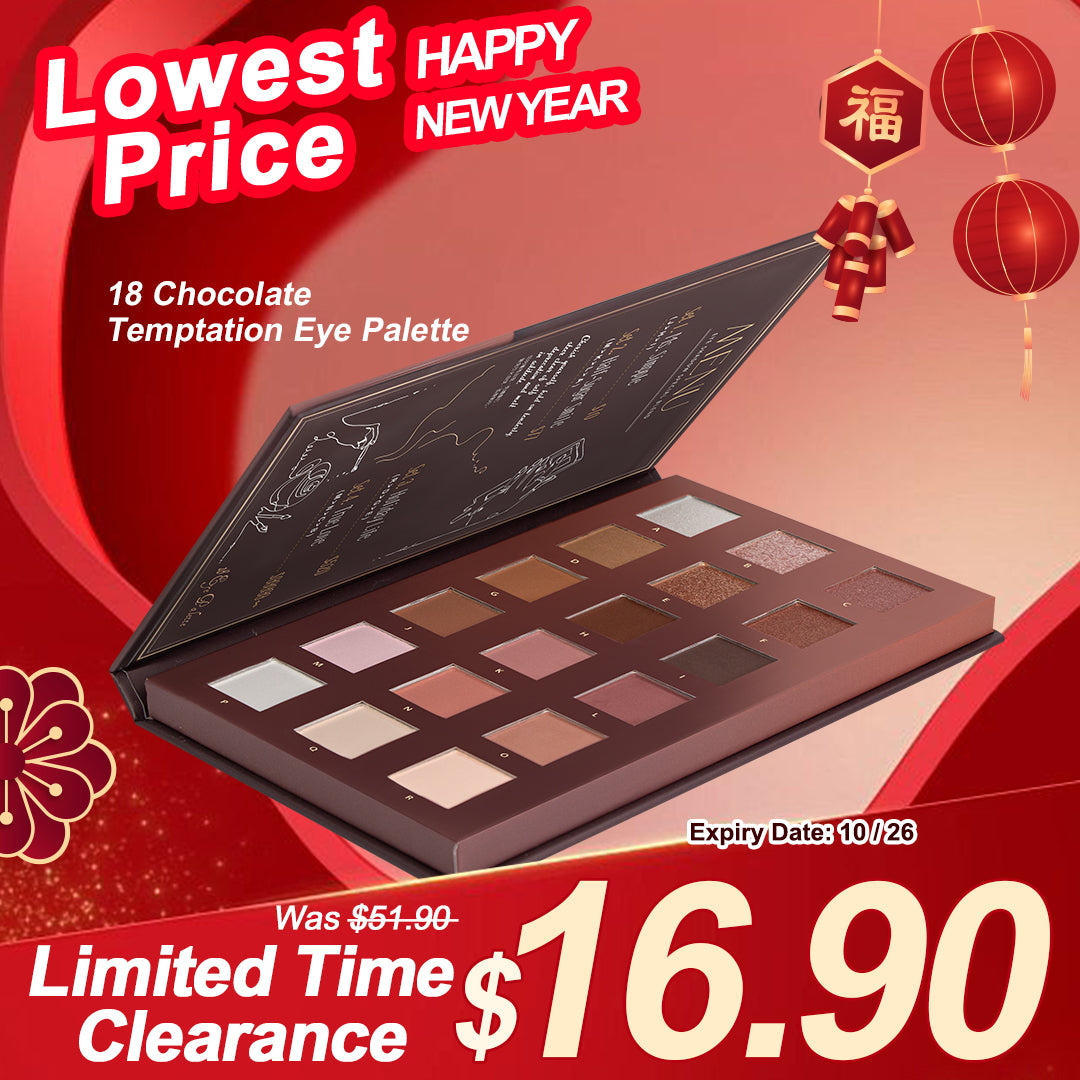 MKUP 18 Chocolate Temptation Eye Palette