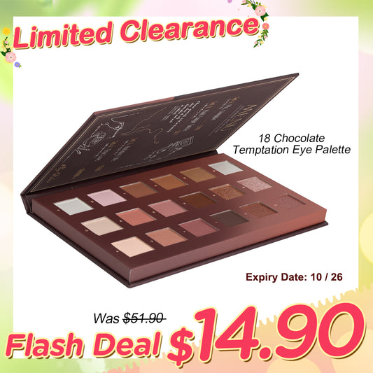 MKUP 18 Chocolate Temptation Eye Palette