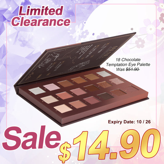 MKUP 18 Chocolate Temptation Eye Palette