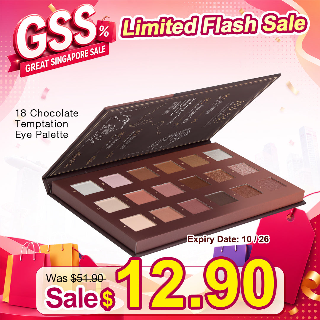 MKUP 18 Chocolate Temptation Eye Palette