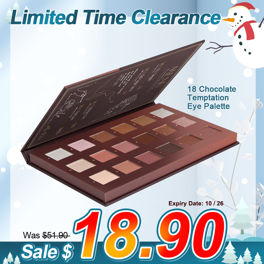 MKUP 18 Chocolate Temptation Eye Palette