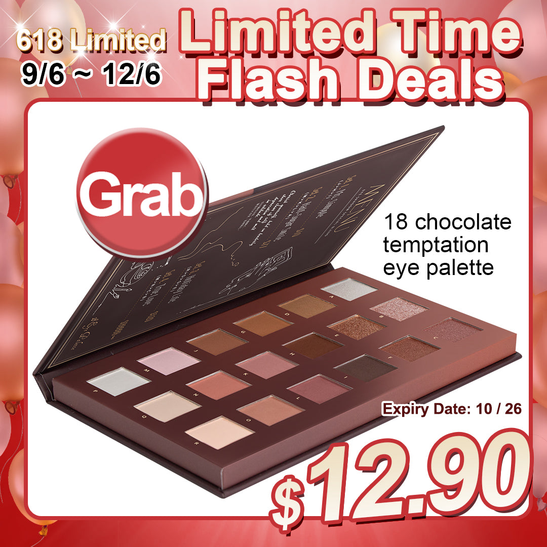 MKUP 18 Chocolate Temptation Eye Palette | Limited Time Flash Deals