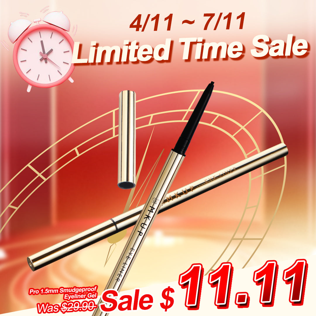 MKUP Pro 1.5mm Smudgeproof Eyeliner Gel x1