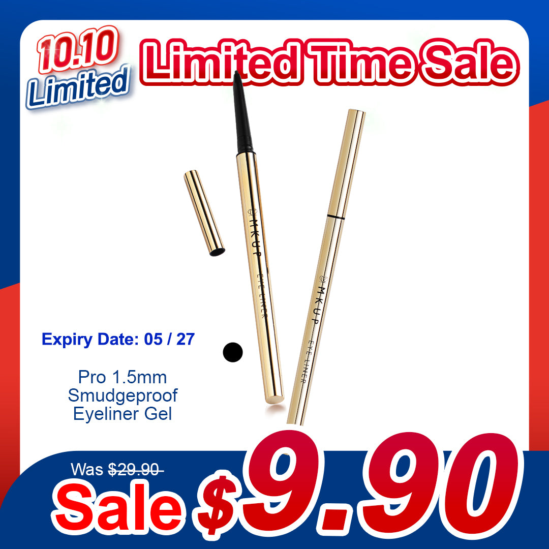MKUP Pro 1.5mm Smudgeproof Eyeliner Gel | Limited Time Flash Sale
