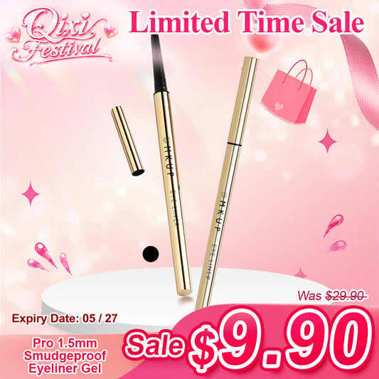 MKUP Pro 1.5mm Smudgeproof Eyeliner Gel | Limited Time Flash Sale