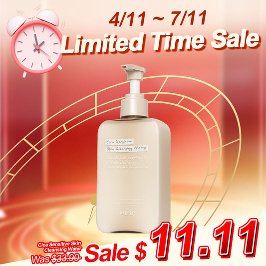 MKUP Cica Sensitive Skin Cleansing Water 300ML | Limited Time Sale