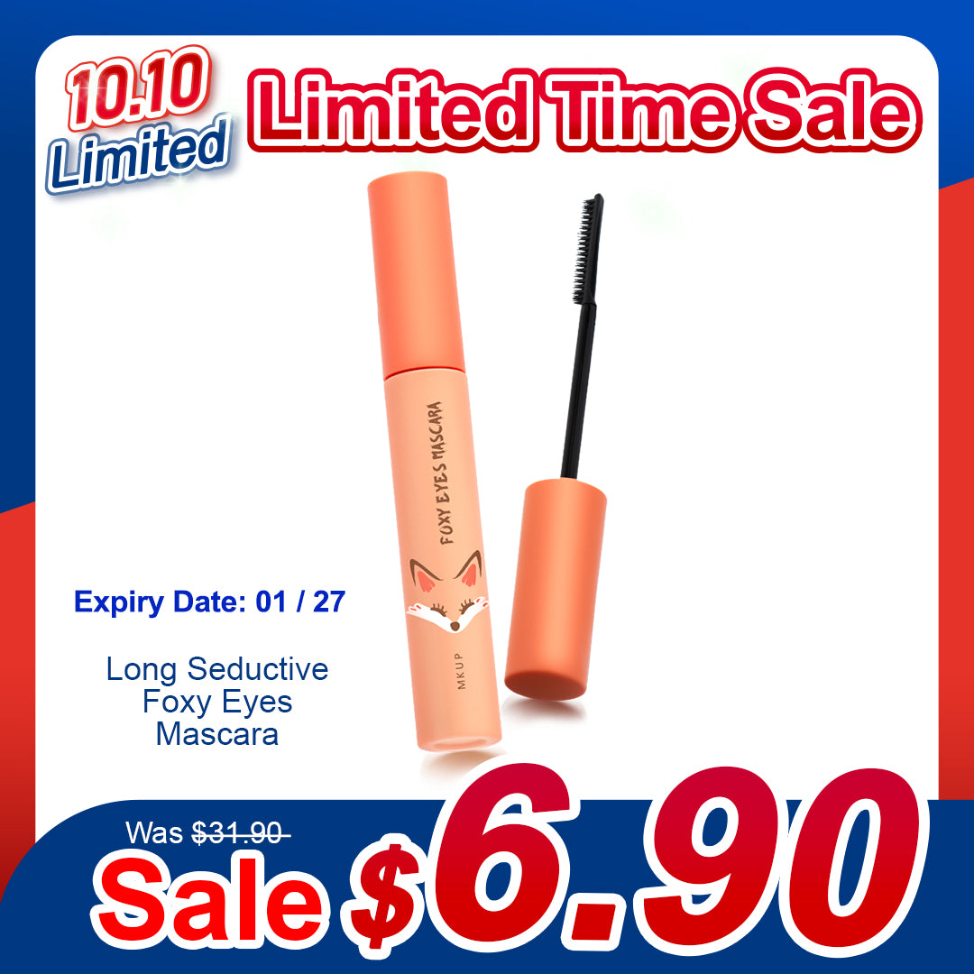 MKUP Long Seductive Foxy Eyes Mascara | Limited Time Flash Sale