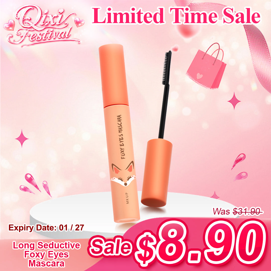 MKUP Long Seductive Foxy Eyes Mascara | Limited Time Flash Sale