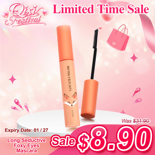MKUP Long Seductive Foxy Eyes Mascara | Limited Time Flash Sale